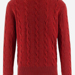 MAGLIONE A TRECCE IN LANA UKS880KN0189 A186 AMI 