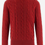 MAGLIONE A TRECCE IN LANA UKS880KN0189 A186 AMI 