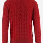 MAGLIONE A TRECCE IN LANA UKS880KN0189 A186 AMI 