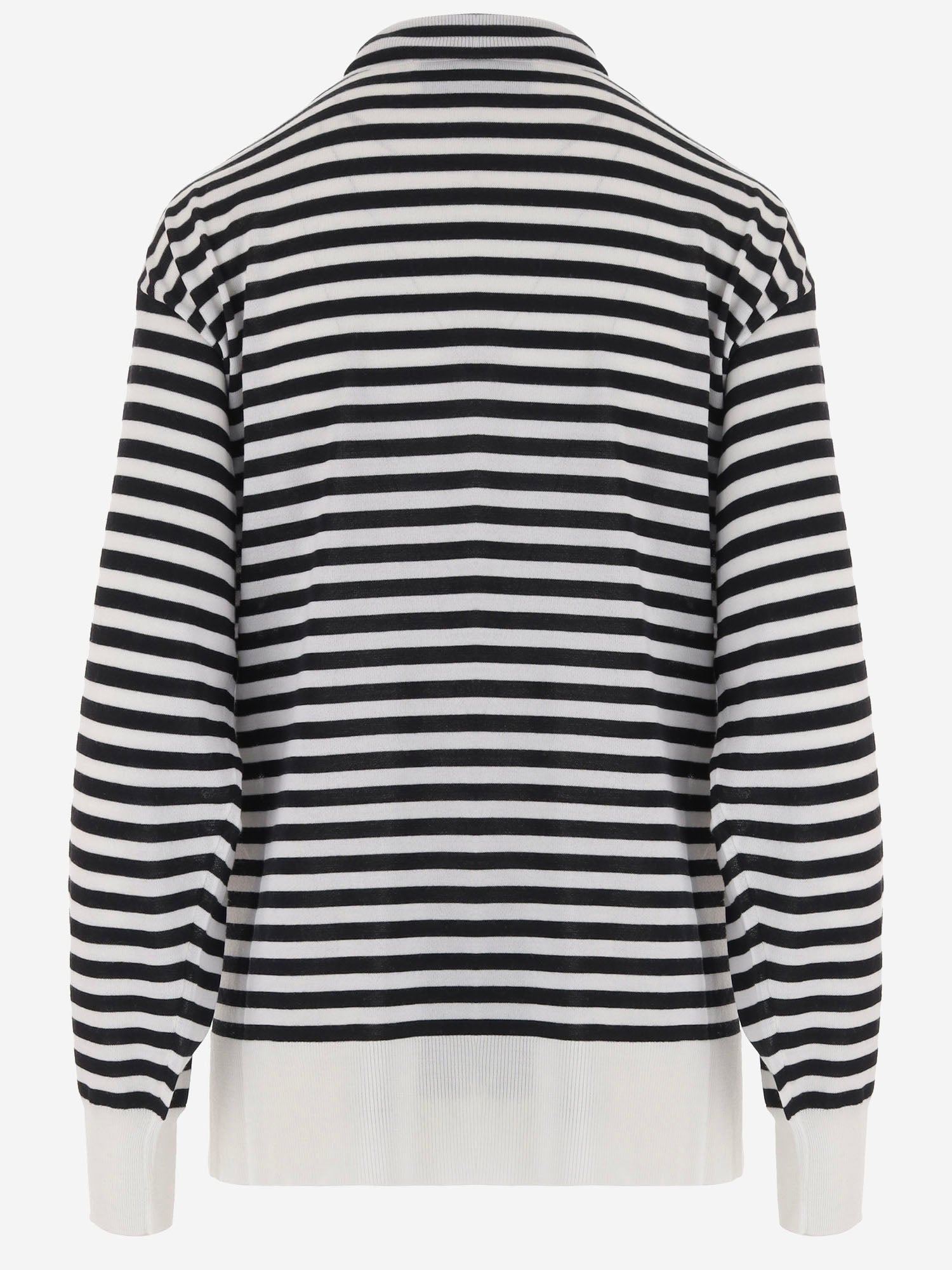 MAGLIONE IN LANA E SETA CON MOTIVO A RIGHE UKS894KN0203 A210 AMI 