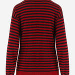 MAGLIONE IN LANA E SETA CON MOTIVO A RIGHE UKS894KN0203 A252 AMI 