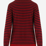 MAGLIONE IN LANA E SETA CON MOTIVO A RIGHE UKS894KN0203 A252 AMI 
