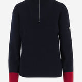 MAGLIONE CON COLLO CAMIONNEUR IN LANA UKS901KN0199 410 AMI 