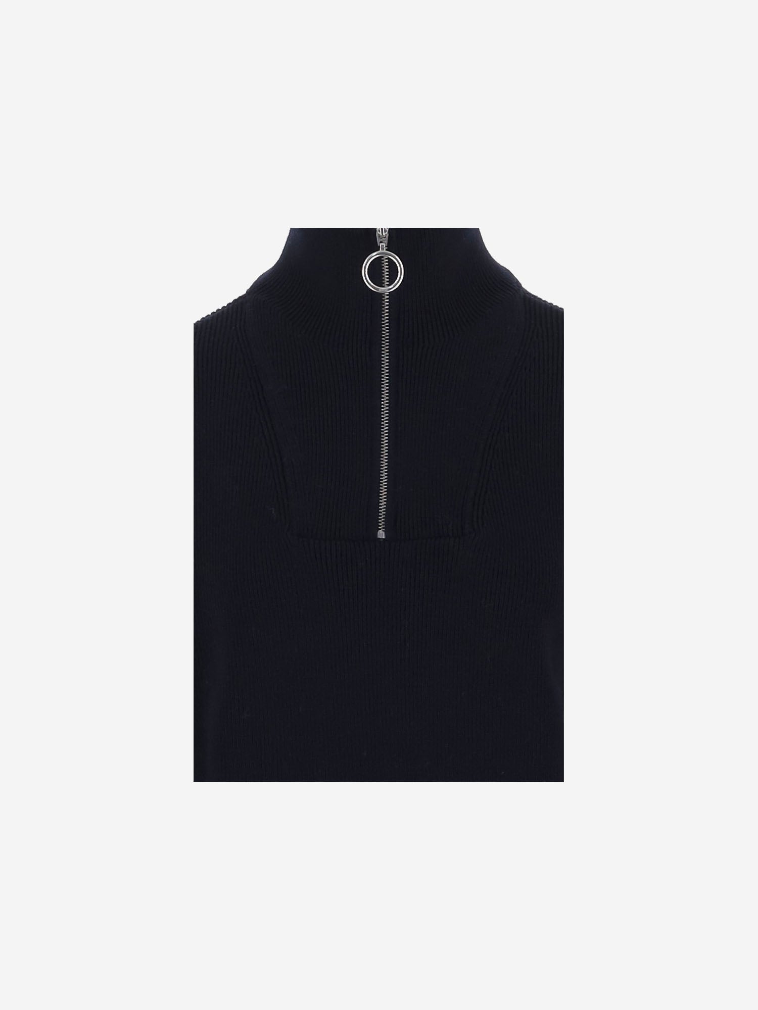 MAGLIONE CON COLLO CAMIONNEUR IN LANA UKS901KN0199 410 AMI 