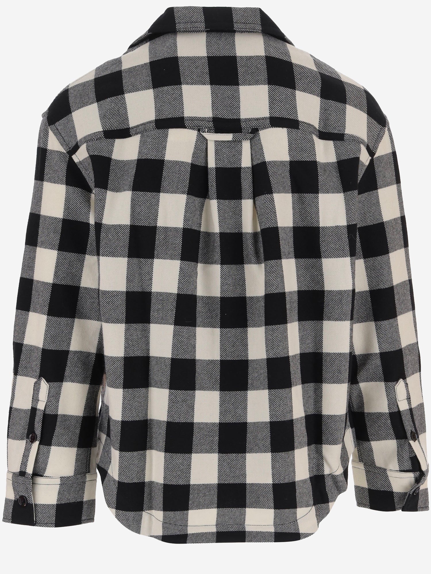 CAMICIA IN LANA CON MOTIVO A QUADRI USH875WV0220 A210 AMI 