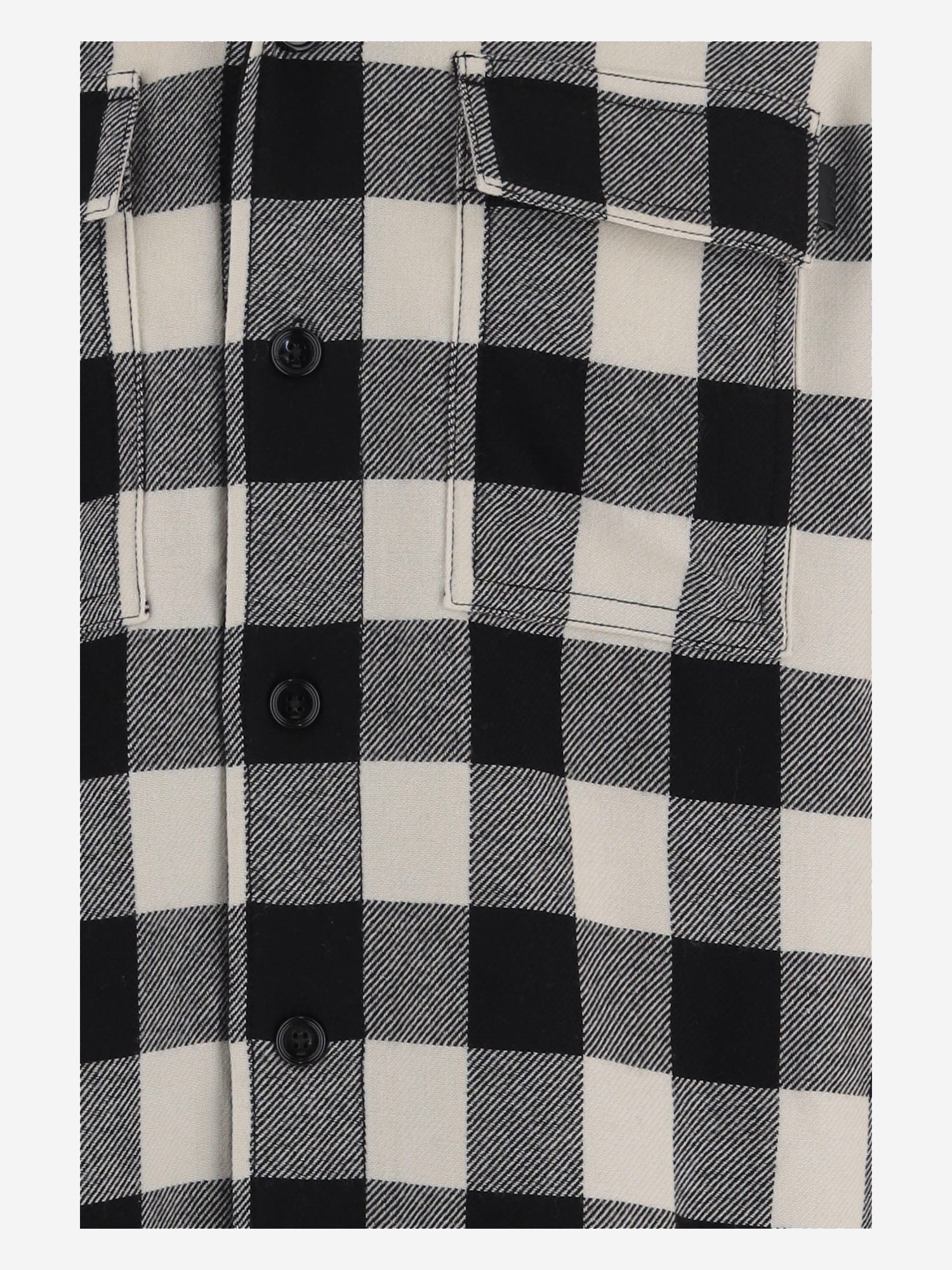 CAMICIA IN LANA CON MOTIVO A QUADRI USH875WV0220 A210 AMI 