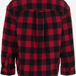 CAMICIA IN LANA CON MOTIVO A QUADRI USH875WV0220 A252 AMI 