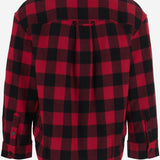CAMICIA IN LANA CON MOTIVO A QUADRI USH875WV0220 A252 AMI 