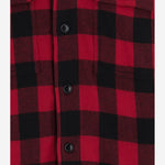 CAMICIA IN LANA CON MOTIVO A QUADRI USH875WV0220 A252 AMI 