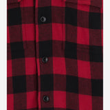CAMICIA IN LANA CON MOTIVO A QUADRI USH875WV0220 A252 AMI 