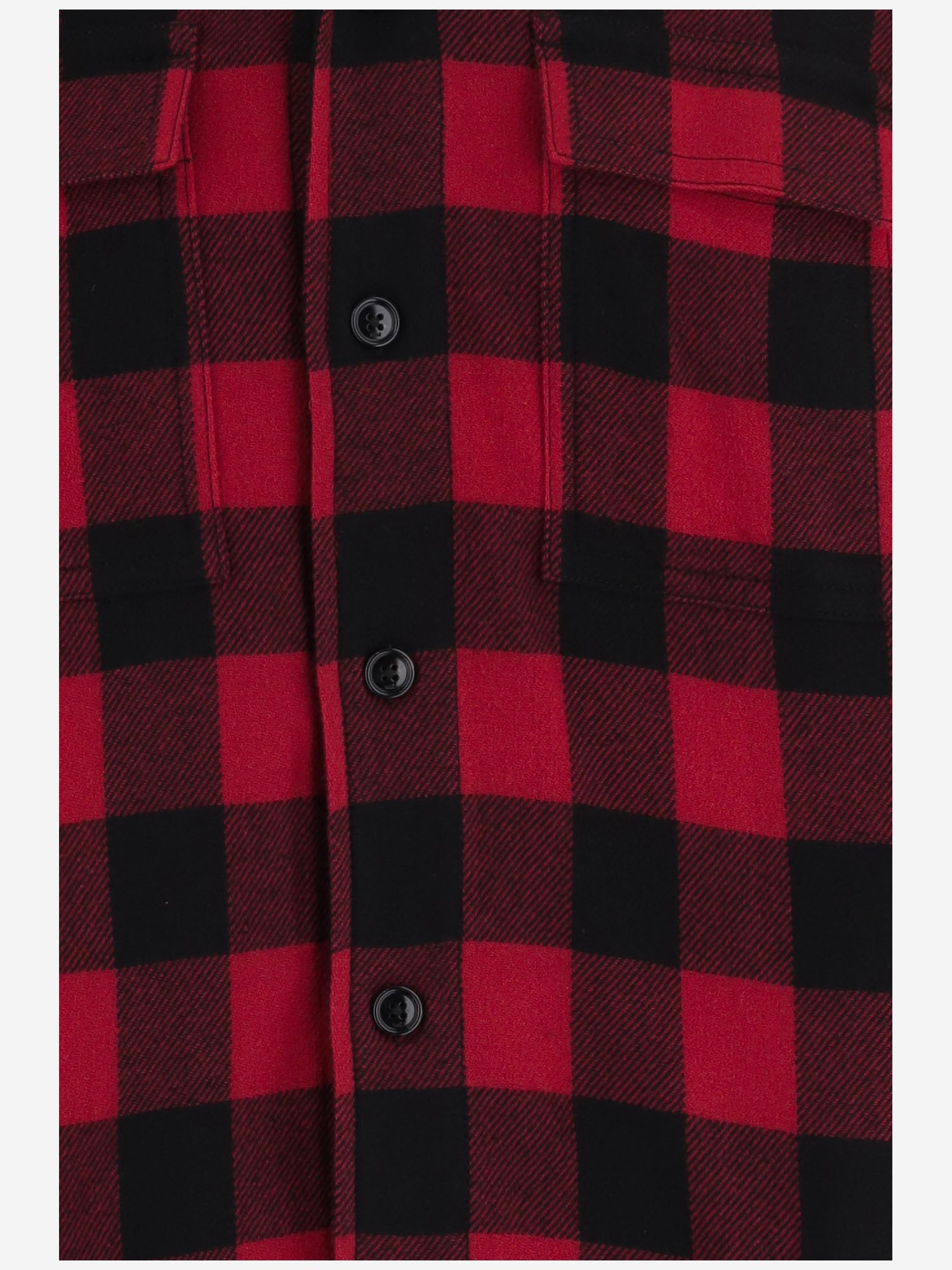 CAMICIA IN LANA CON MOTIVO A QUADRI USH875WV0220 A252 AMI 