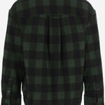 CAMICIA IN LANA CON MOTIVO A QUADRI USH875WV0220 A258 AMI 