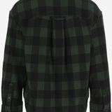CAMICIA IN LANA CON MOTIVO A QUADRI USH875WV0220 A258 AMI 