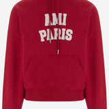 FELPA IN COTONE CON LOGO USW803JE0273 A202 AMI 