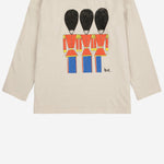 T-SHIRT A MANICHE LUNGHE IN COTONE CON STAMPA B224AC020  BOBO CHOSES KIDS 