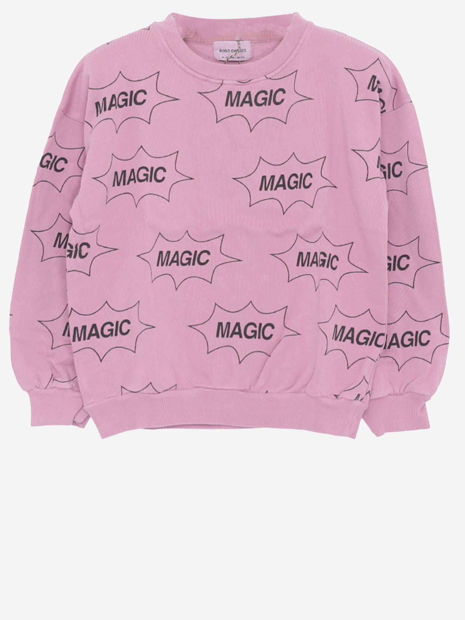 FELPA IN COTONE CON STAMPA MAGIC B224AC049  BOBO CHOSES KIDS 