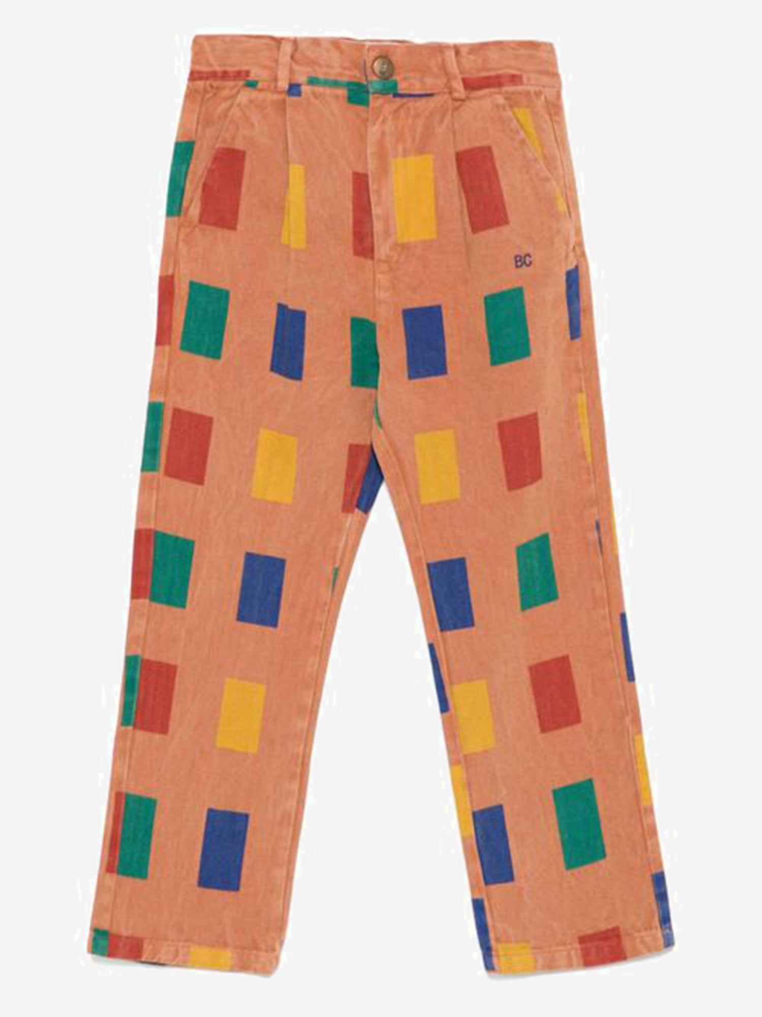 PANTALONI IN MISTO COTONE CON STAMPA GEOMETRICO B224AC100  BOBO CHOSES KIDS 
