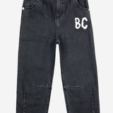 Pantaloni IN cotone nero B224AC107  BOBO CHOSES KIDS 
