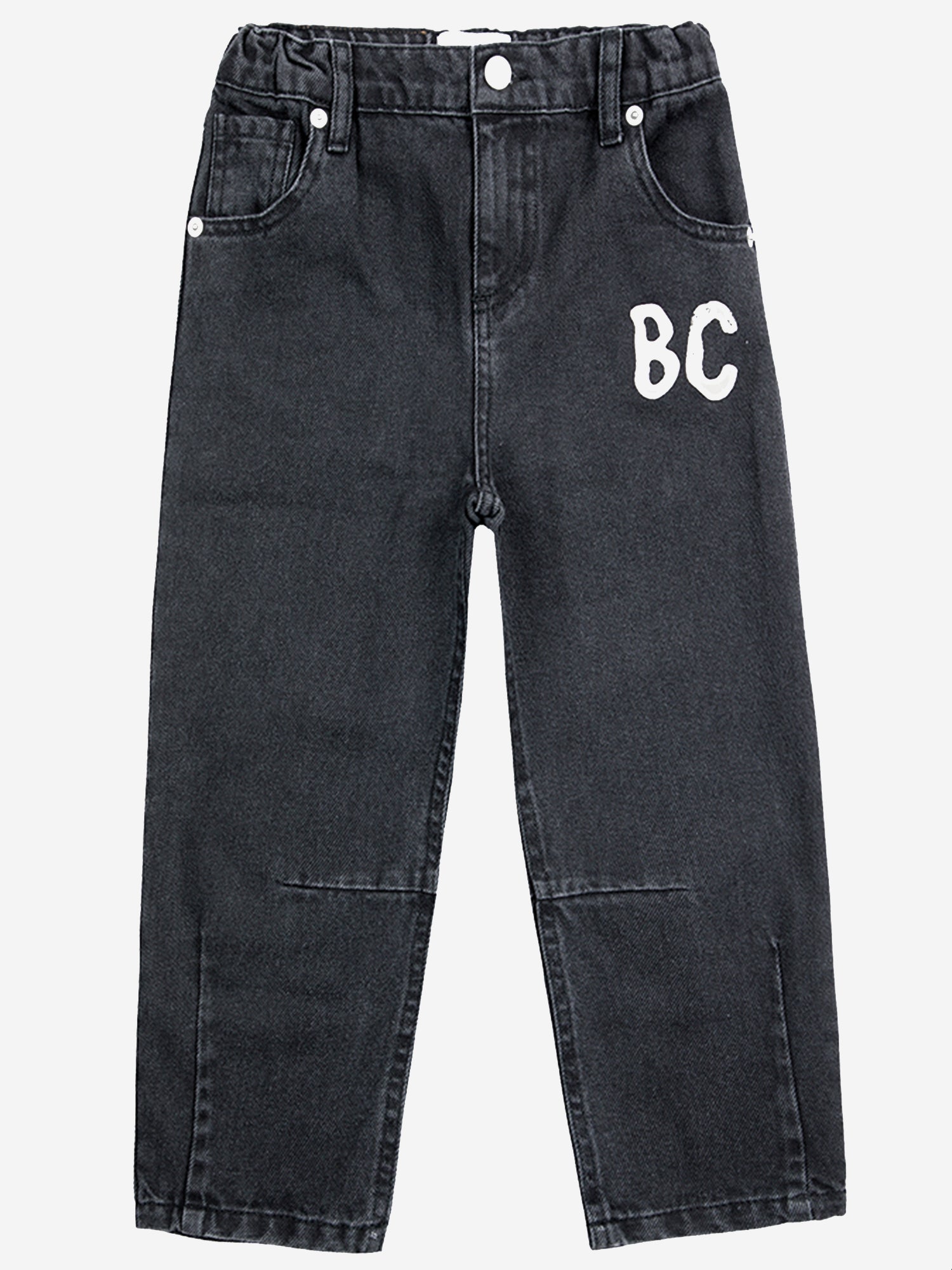 Pantaloni IN cotone nero B224AC107  BOBO CHOSES KIDS 