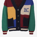 CARDIGAN MULTICOLORE IN misto lana B224AC121  BOBO CHOSES KIDS 