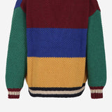 CARDIGAN MULTICOLORE IN misto lana B224AC121  BOBO CHOSES KIDS 