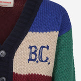 CARDIGAN MULTICOLORE IN misto lana B224AC121  BOBO CHOSES KIDS 