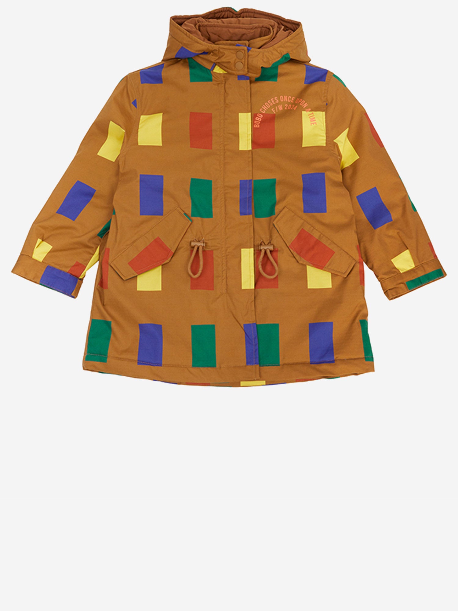 GIUBBOTTO MULTICOLORE IN COTONE STRETCH B224AC136  BOBO CHOSES KIDS 