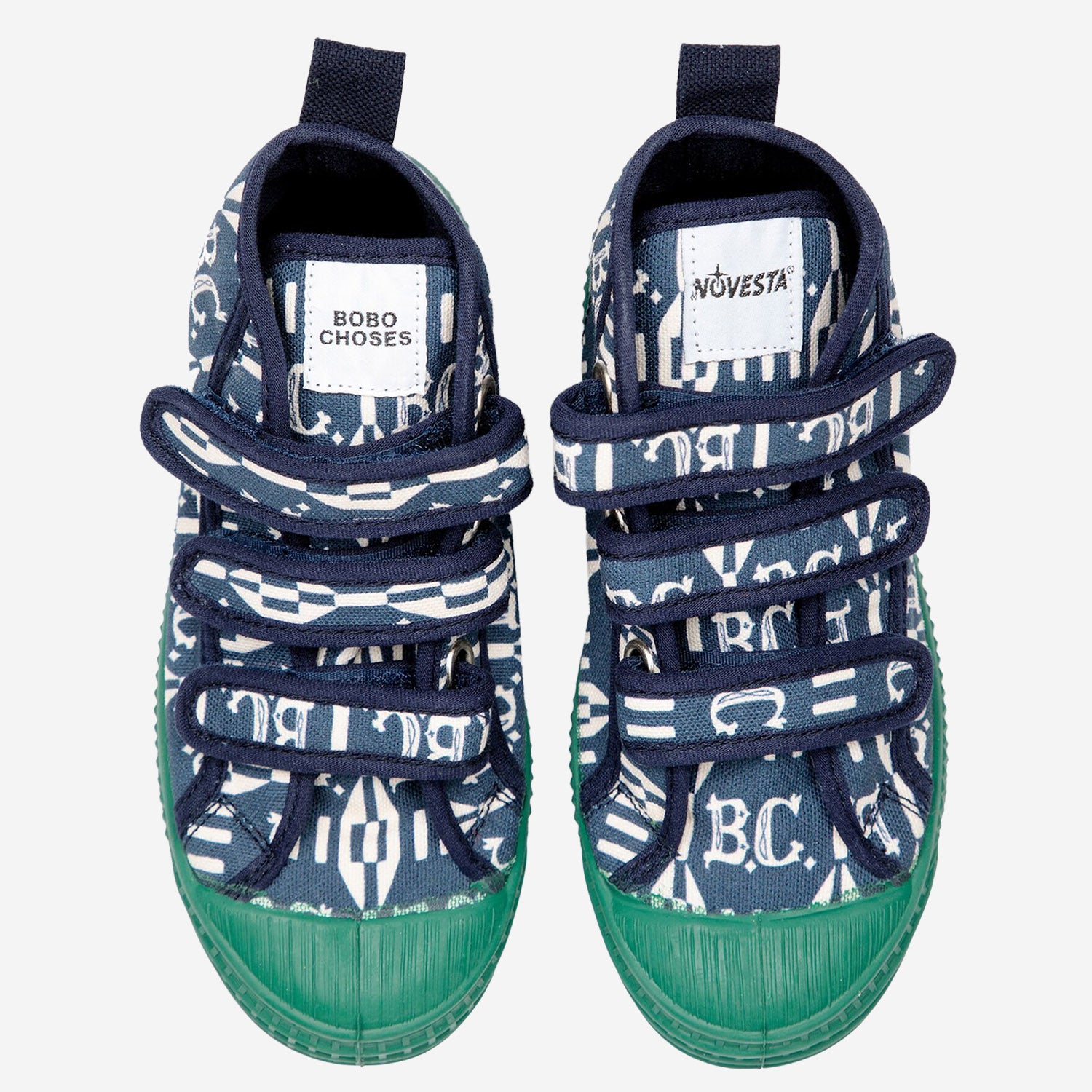Scarpa in cotone con straps in velcro B224AI050  BOBO CHOSES KIDS 