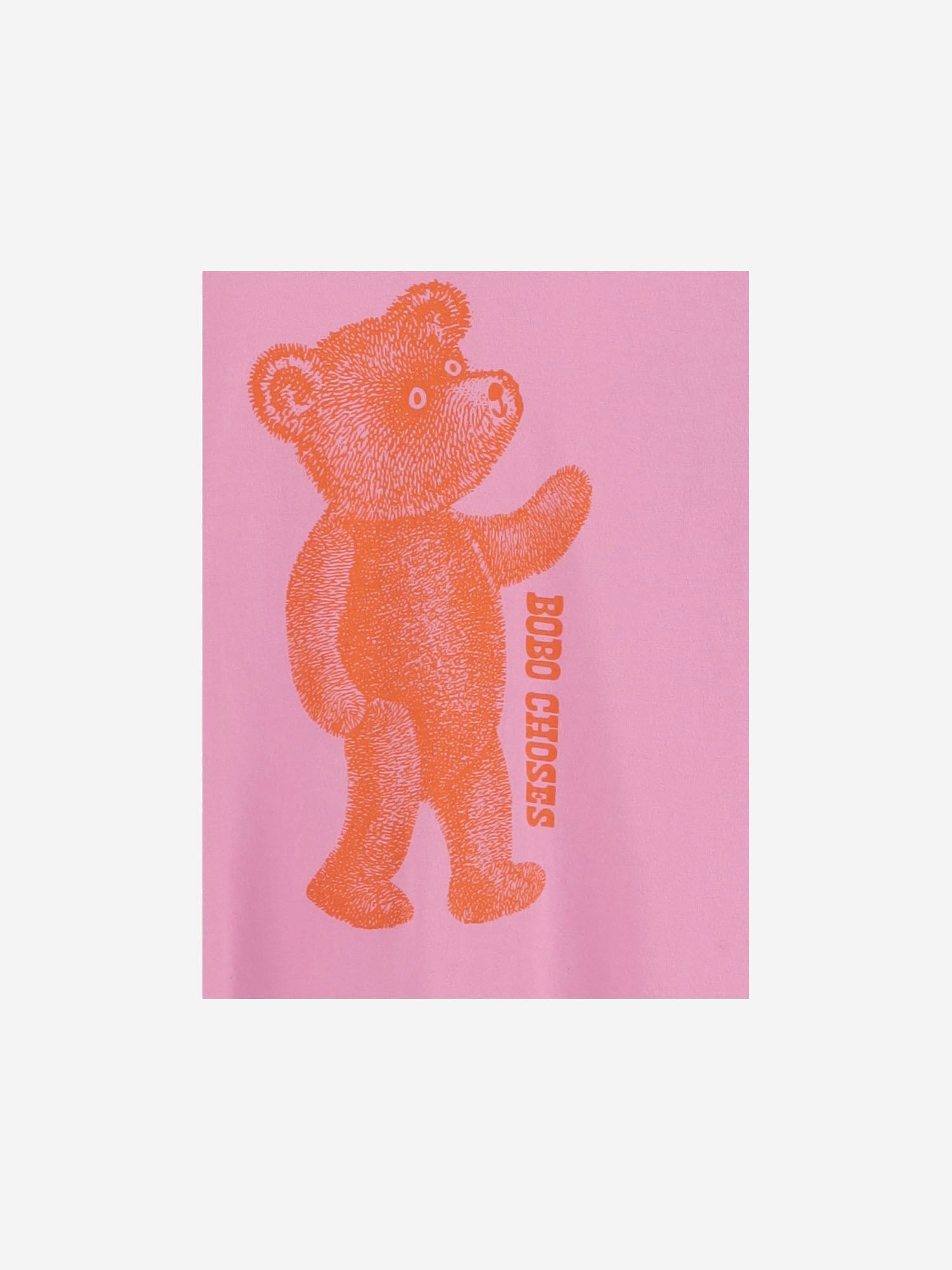 T-SHIRT IN COTONE CON STAMPA LOGO B226AC003 PINK BOBO CHOSES KIDS 