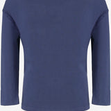 T-SHIRT A MANICHE LUNGHE CON STAMPA B226AC013 NAVYBLUE BOBO CHOSES KIDS 