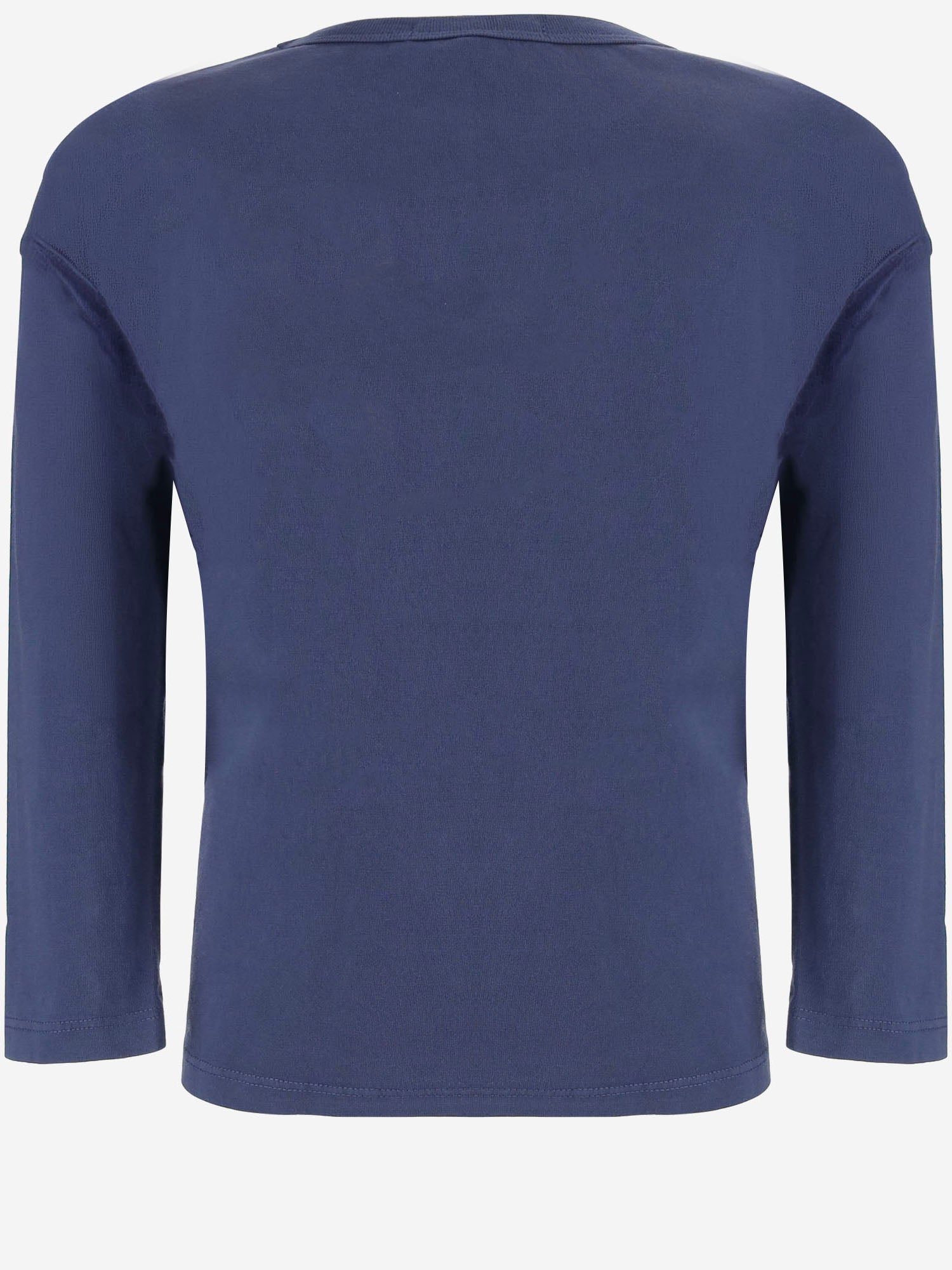 T-SHIRT A MANICHE LUNGHE CON STAMPA B226AC013 NAVYBLUE BOBO CHOSES KIDS 