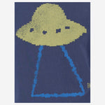 T-SHIRT A MANICHE LUNGHE CON STAMPA B226AC013 NAVYBLUE BOBO CHOSES KIDS 