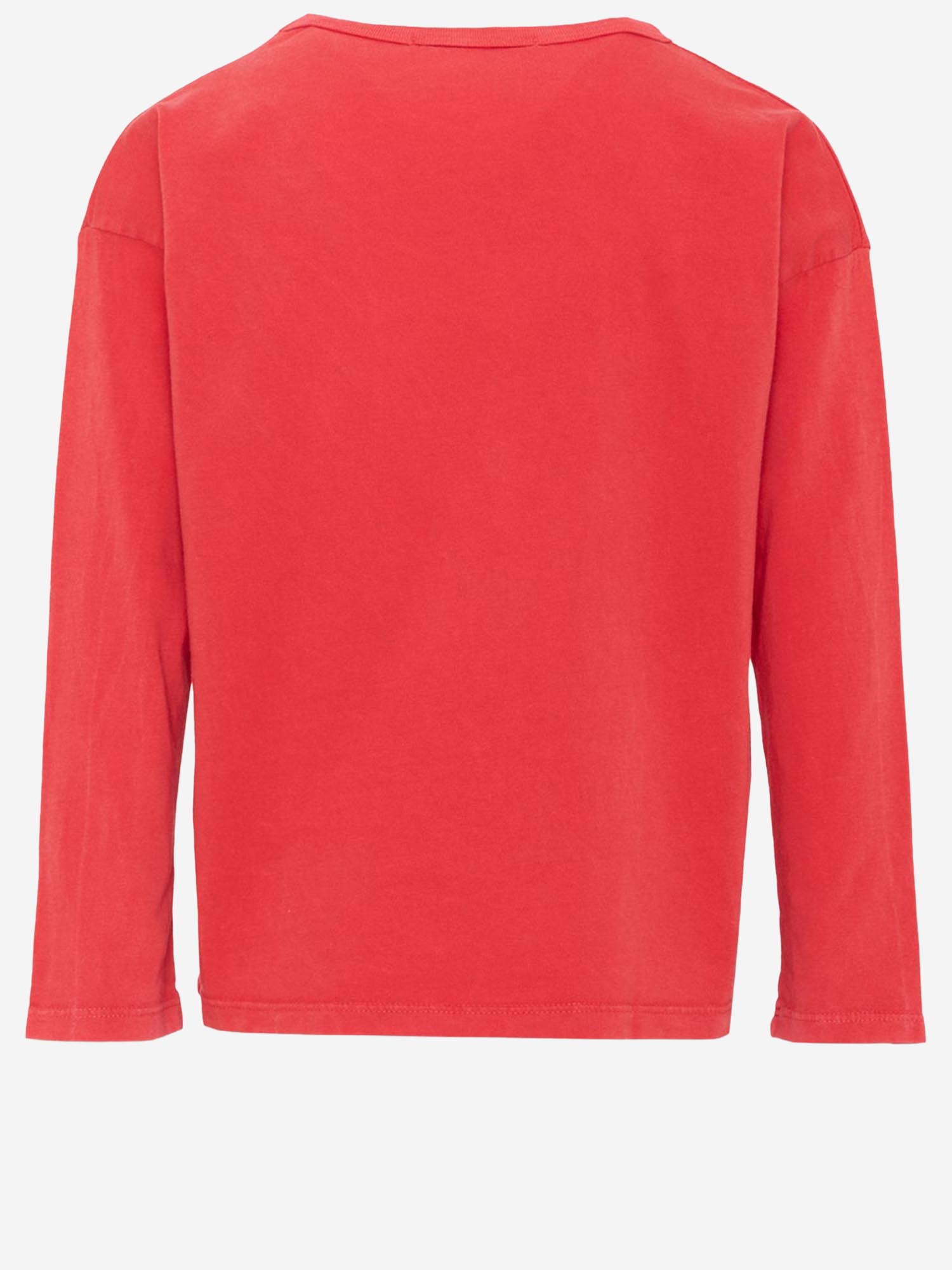 T-SHIRT A MANICHE LUNGHE IN COTONE CON STAMPA B226AC014 RED BOBO CHOSES KIDS 