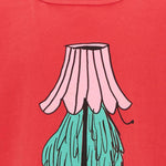 T-SHIRT A MANICHE LUNGHE IN COTONE CON STAMPA B226AC014 RED BOBO CHOSES KIDS 