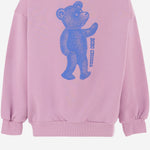 FELPA IN COTONE CON STAMPA LOGO B226AC029 PINK BOBO CHOSES KIDS 
