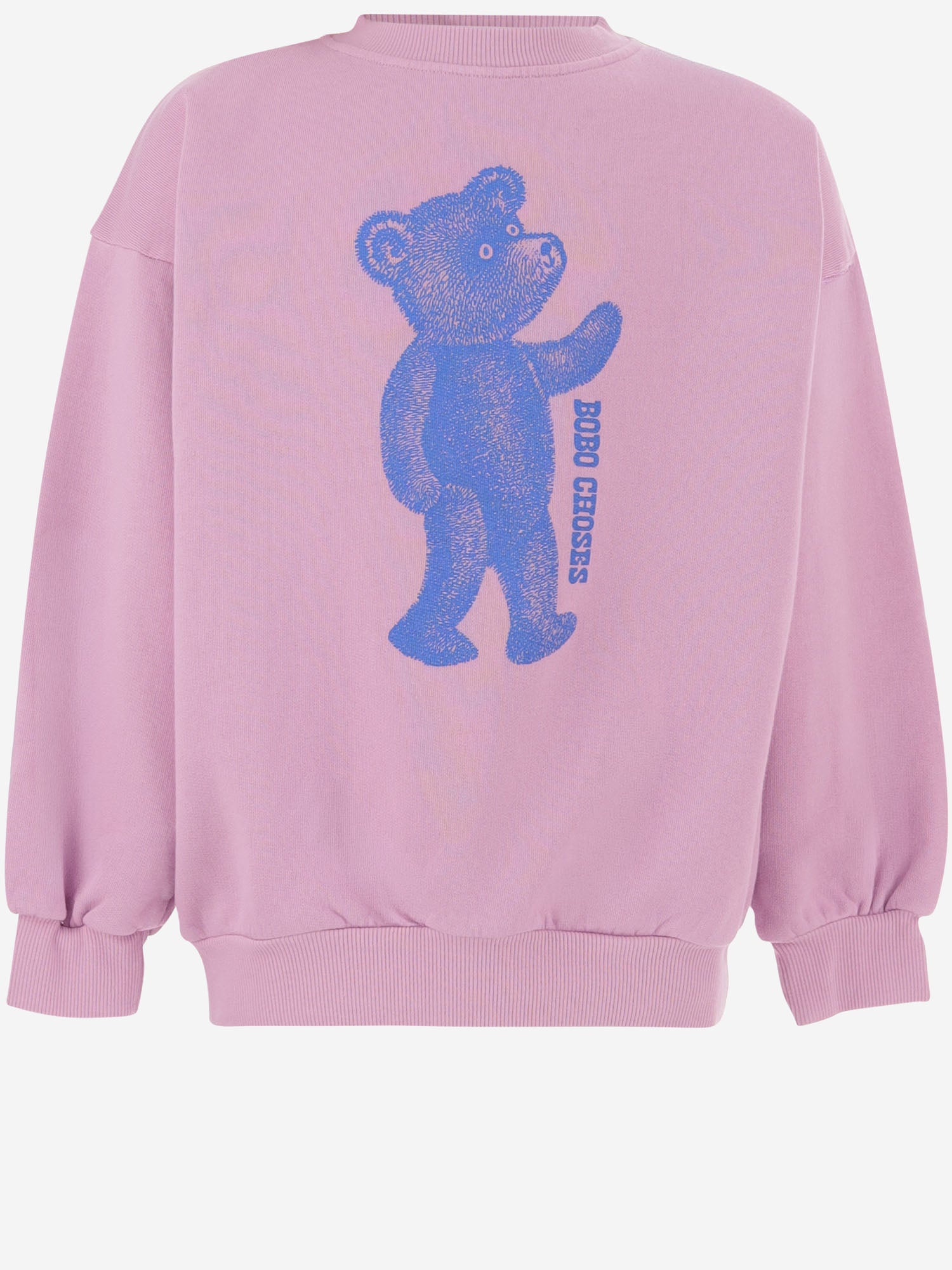 FELPA IN COTONE CON STAMPA LOGO B226AC029 PINK BOBO CHOSES KIDS 
