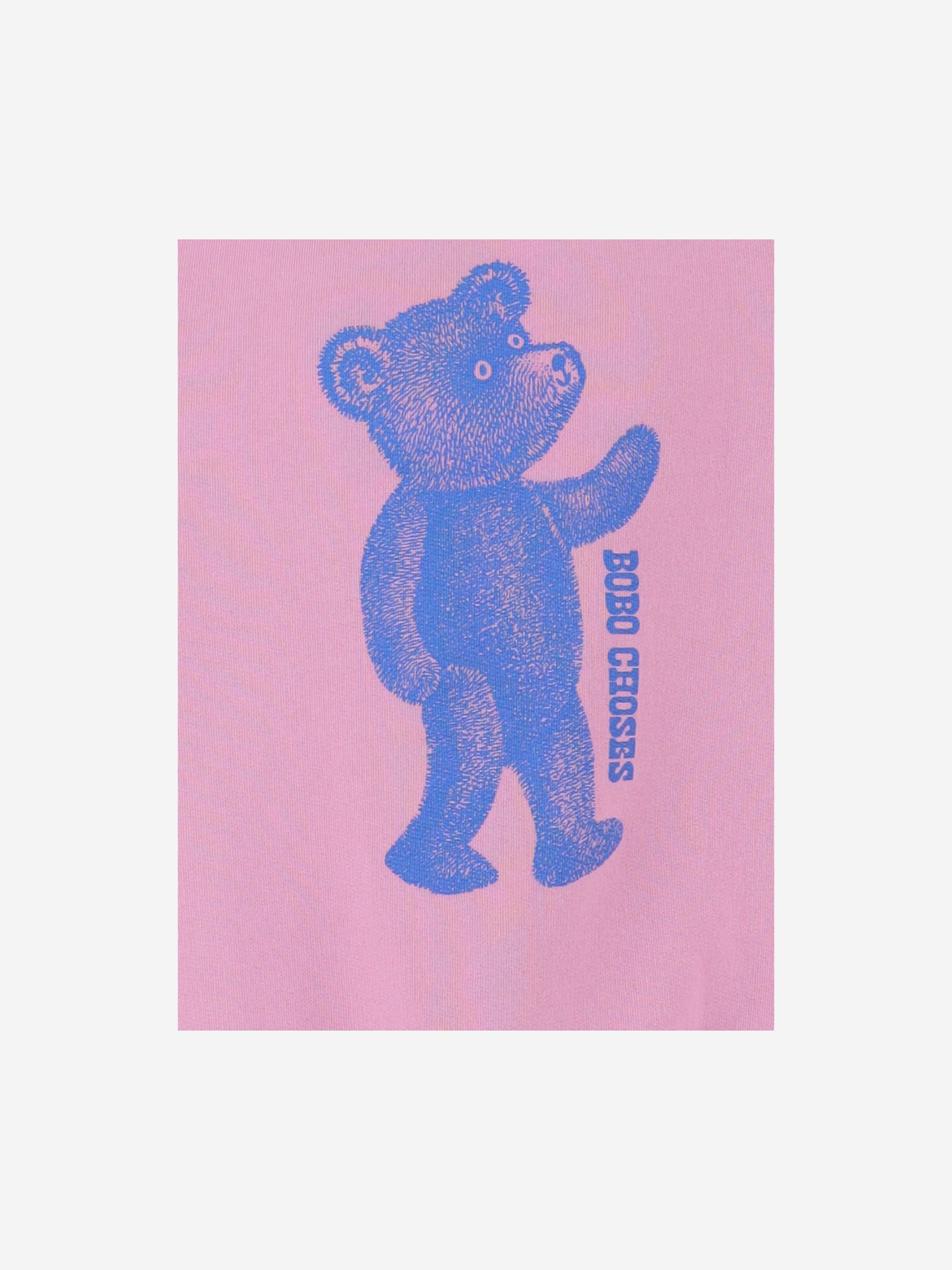 FELPA IN COTONE CON STAMPA LOGO B226AC029 PINK BOBO CHOSES KIDS 