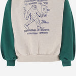 FELPA IN COTONE CON STAMPA B226AC037 OFFWHITE BOBO CHOSES KIDS 