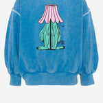 FELPA IN COTONE CON STAMPA B226AC038 BLUE BOBO CHOSES KIDS 