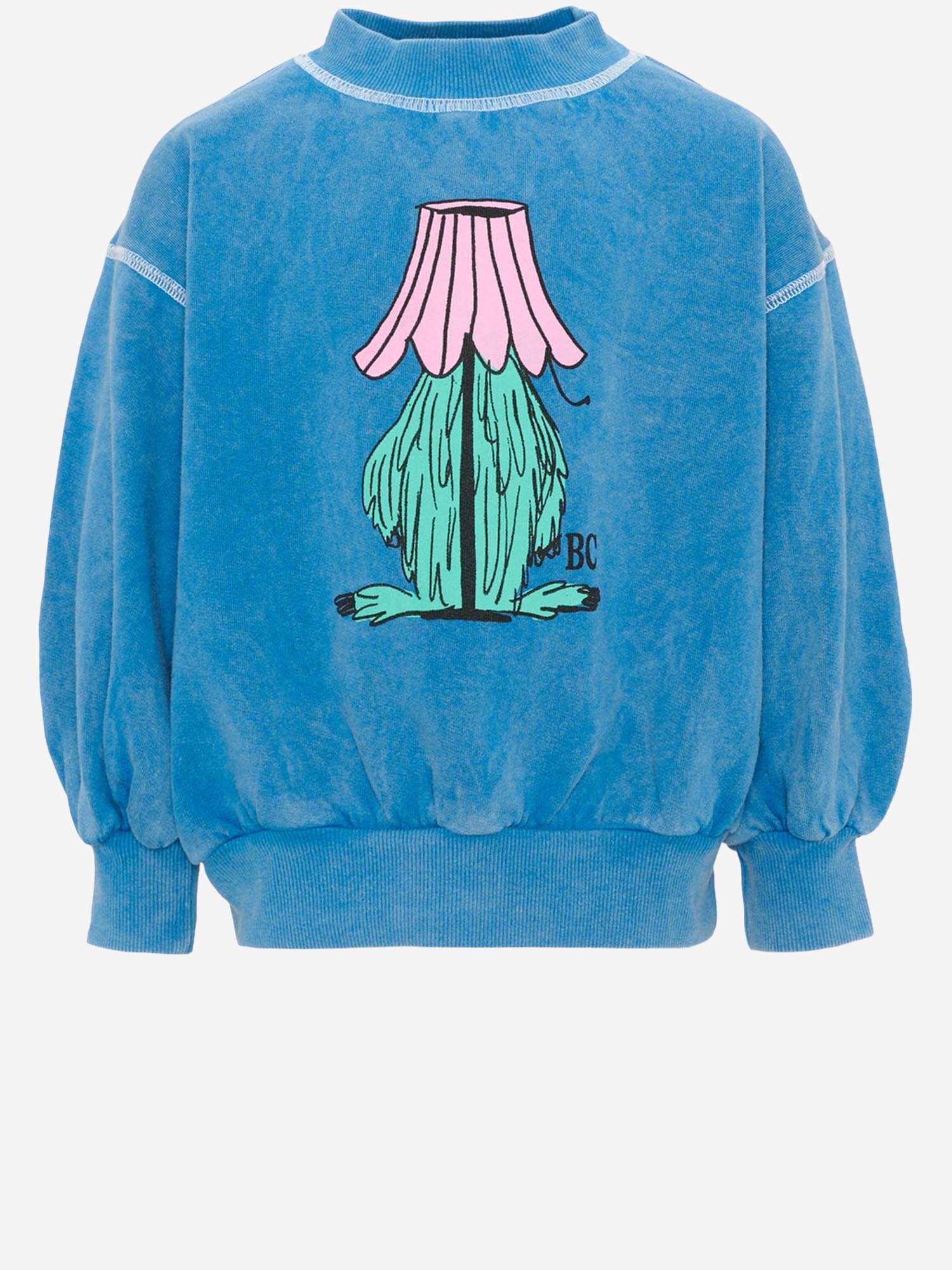 FELPA IN COTONE CON STAMPA B226AC038 BLUE BOBO CHOSES KIDS 