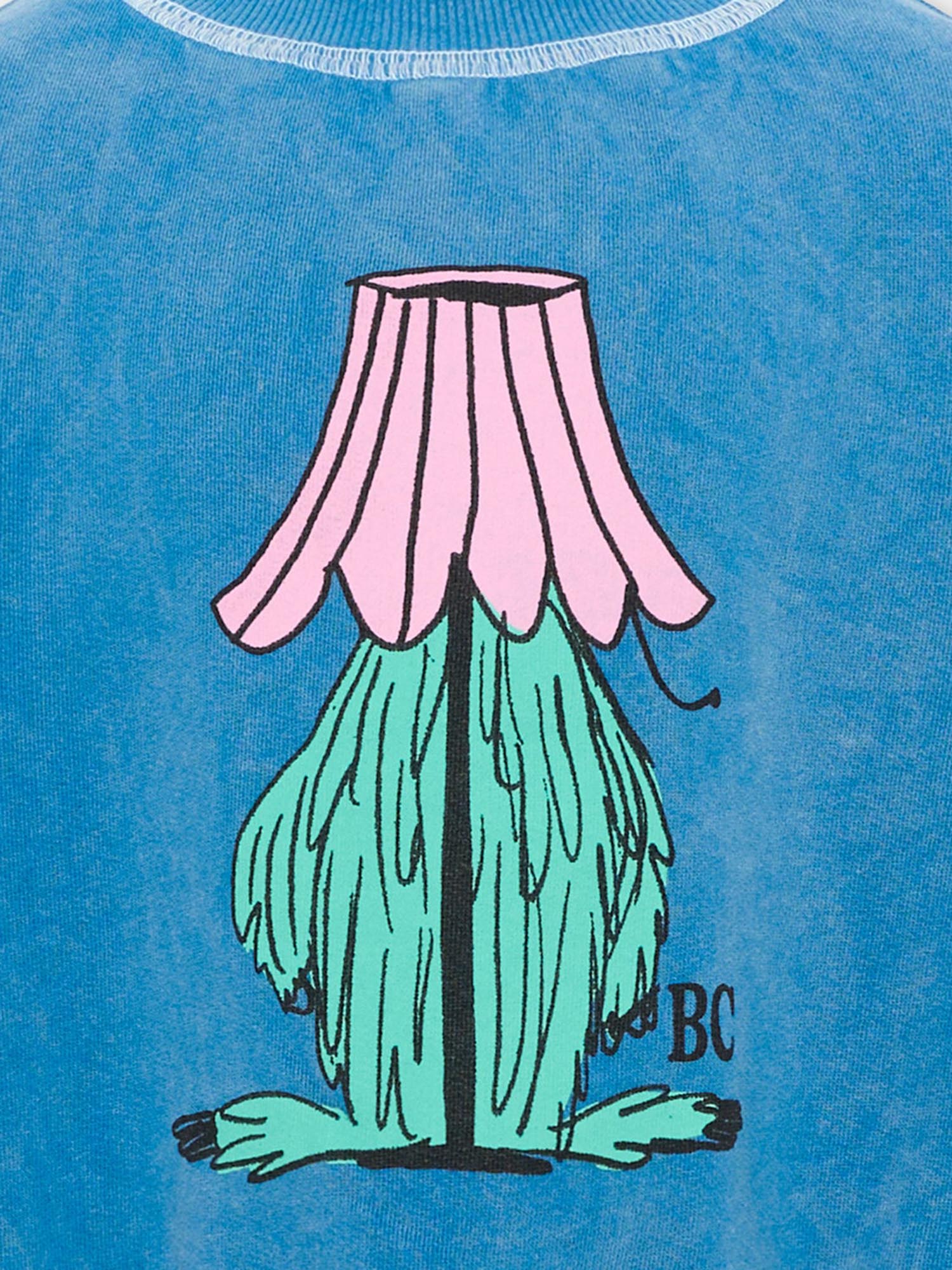 FELPA IN COTONE CON STAMPA B226AC038 BLUE BOBO CHOSES KIDS 