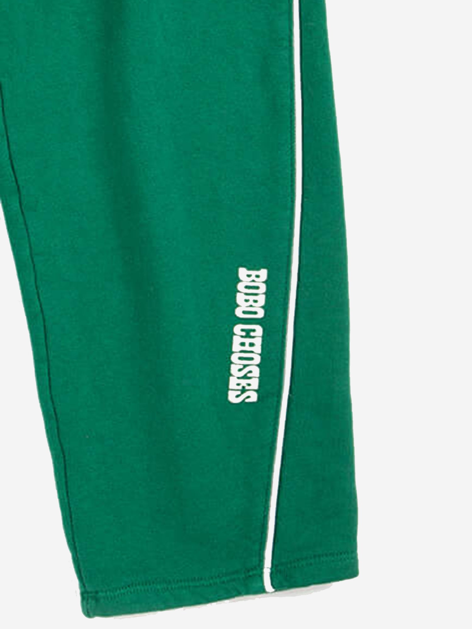 pantaloni tuta in cotone B226AC059 DARKGREEN BOBO CHOSES KIDS 
