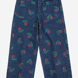 pantaloni in jersey di cotone B226AC070 NAVYBLUE BOBO CHOSES KIDS 
