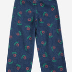 pantaloni in jersey di cotone B226AC070 NAVYBLUE BOBO CHOSES KIDS 