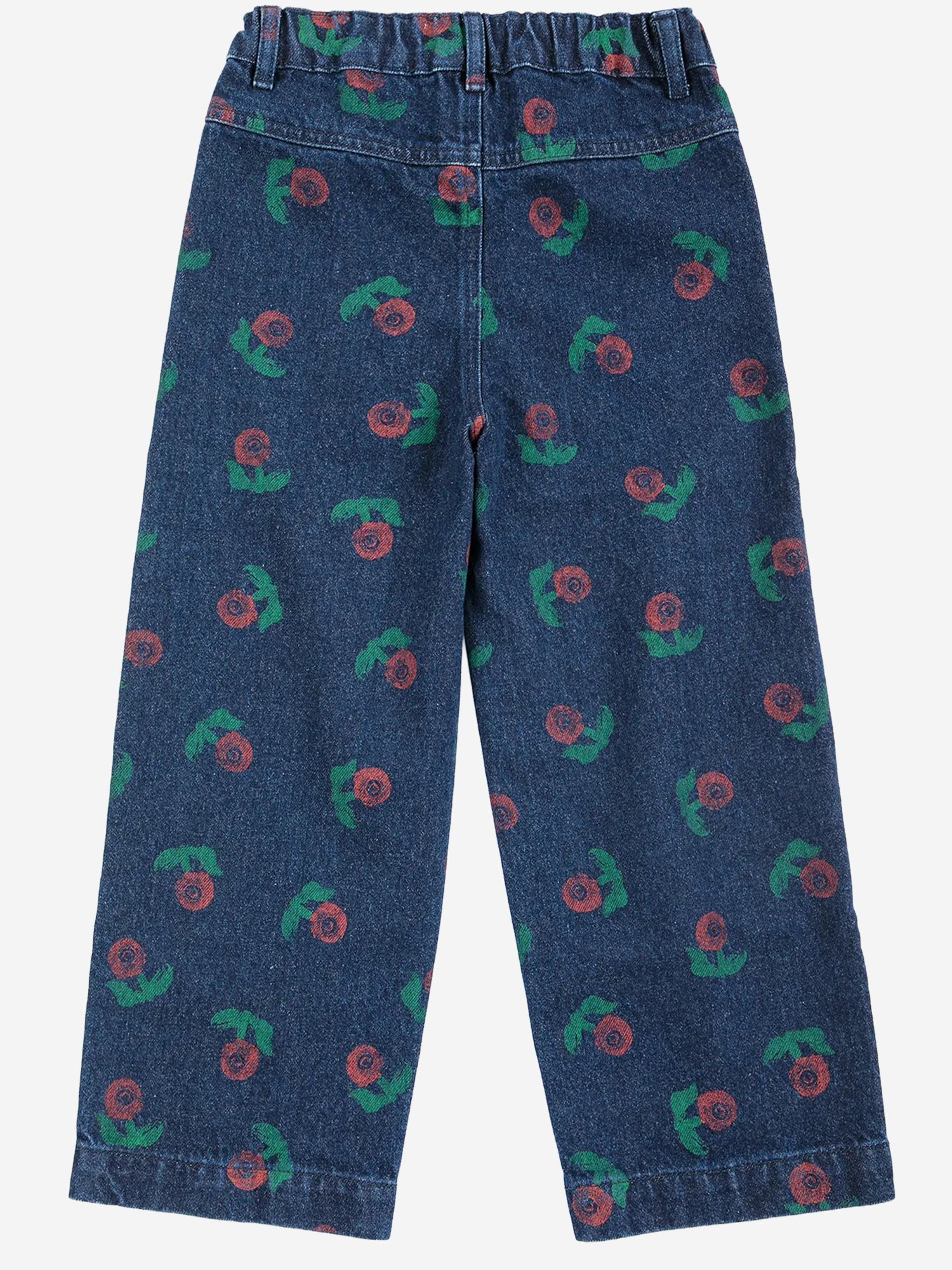 pantaloni in jersey di cotone B226AC070 NAVYBLUE BOBO CHOSES KIDS 