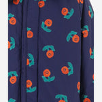 GIUBBOTTO CON STAMPA FLOREALE IN NYLON B226AC097 NAVYBLUE BOBO CHOSES KIDS 