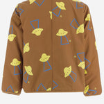 GIUBBOTTO CON STAMPA UFO IN NYLON B226AC098 BROWN BOBO CHOSES KIDS 
