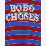 T-SHIRT A MANICHE LUNGHE IN COTONE CON LOGO B226AC110 MULTICOLOR BOBO CHOSES KIDS 