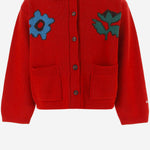 CARDIGAN IN MISTO VISCOSA B226AC140 RED BOBO CHOSES KIDS 