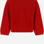 CARDIGAN IN MISTO VISCOSA B226AC140 RED BOBO CHOSES KIDS 